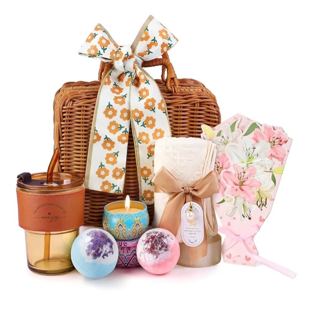 Relaxing Spa Wicker Bath‎ Set